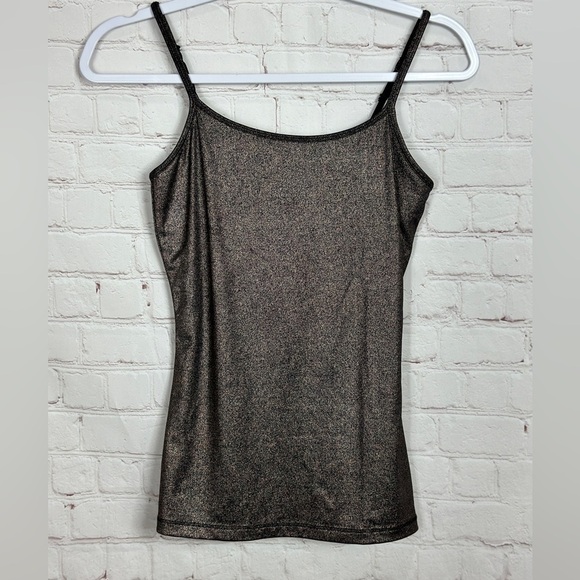Express Women's Metallic Bronze Camisole sleeveless tank, sz XS, GUC - Picture 1 of 6